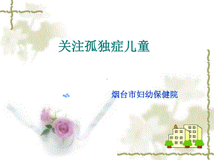 关注孤独症儿童ppt课件.ppt