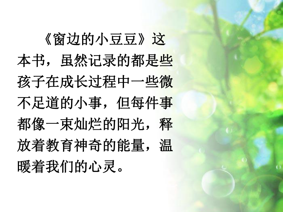 窗边的小豆豆读书分享ppt课件.ppt_第2页