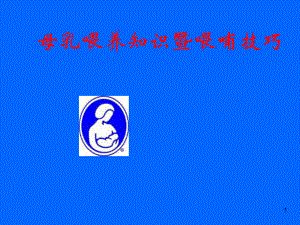 母乳喂养母乳喂养知识暨喂哺技巧PPT课件.ppt