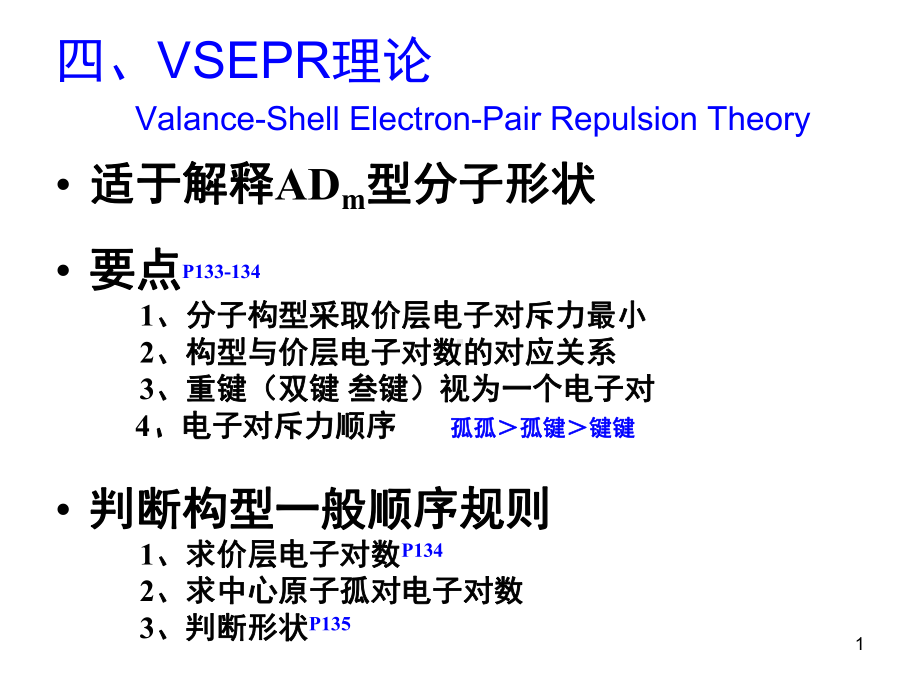 VSEPR理论离域π键化学竞赛ppt课件.ppt_第1页