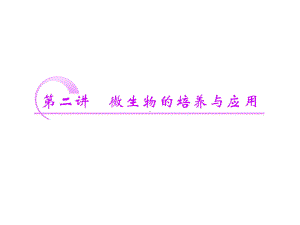 微生物的培养与应用讲解ppt课件.ppt