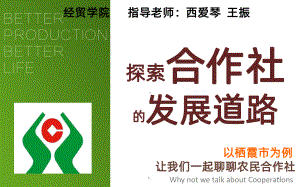 农民合作社调查探究PPT课件.ppt