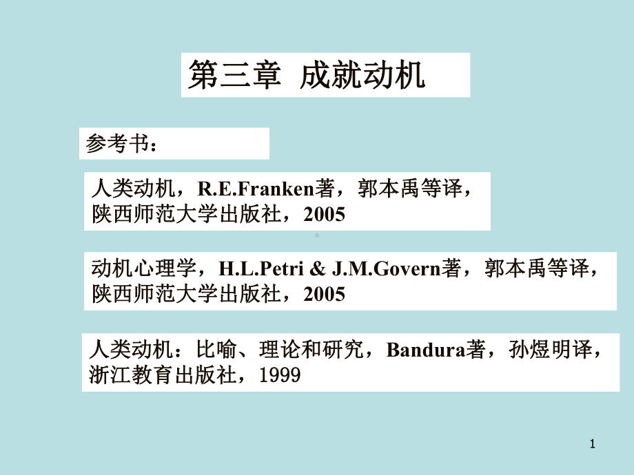 最新版教育心理学精品课件3-成就动机.ppt_第1页