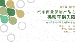 车损险的保险责任和责任免除PPT课件.ppt