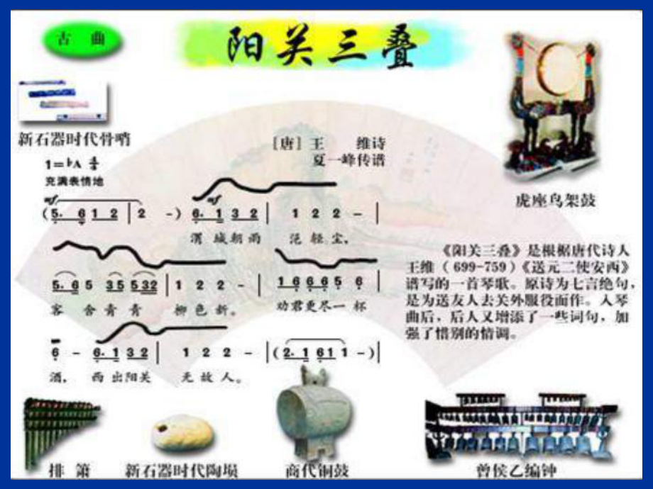 《阳关三叠》八级音乐PPT课件.ppt（无音视频）_第2页