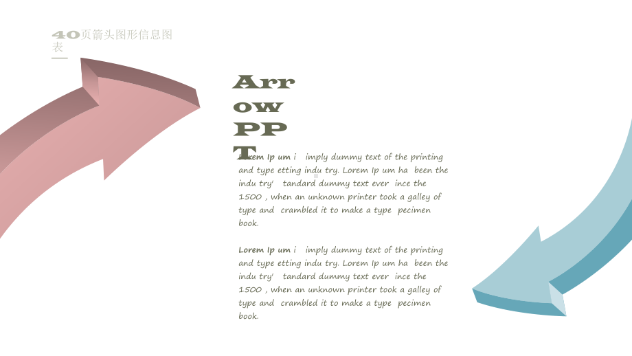 箭头图形信息可视化图表集图文PPT课件模板.pptx_第3页