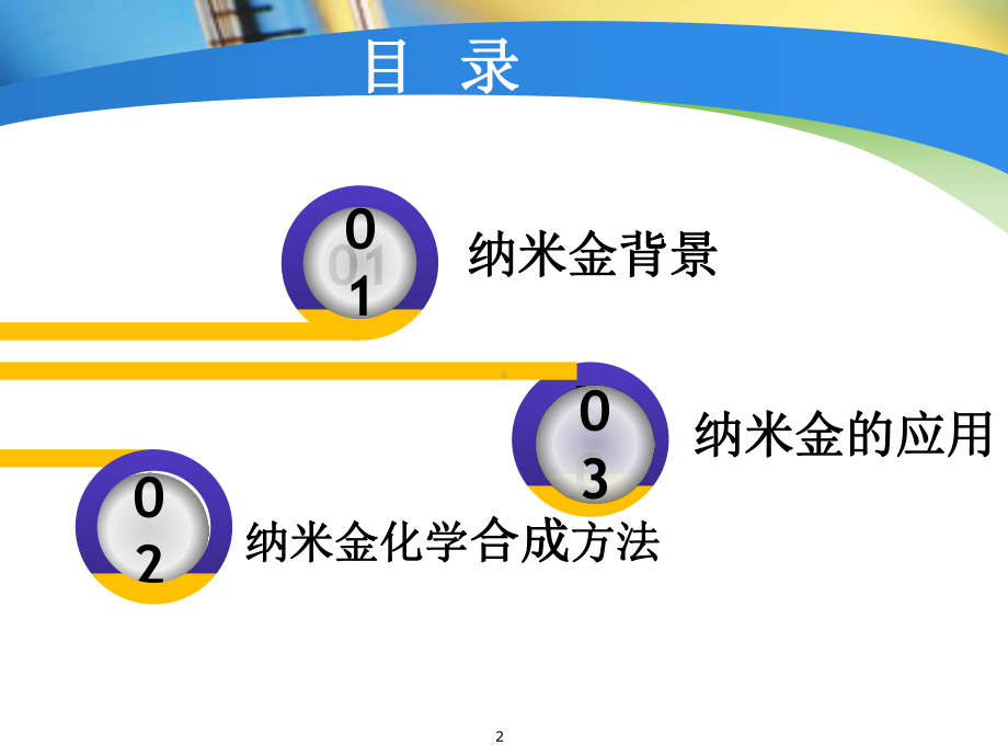 纳米金的制备与性能ppt课件.ppt_第2页