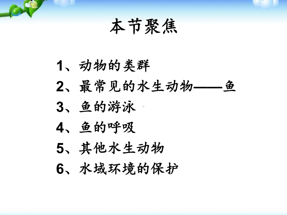 新人教版八年级生物上册《鱼》PPT教学课件.ppt_第2页