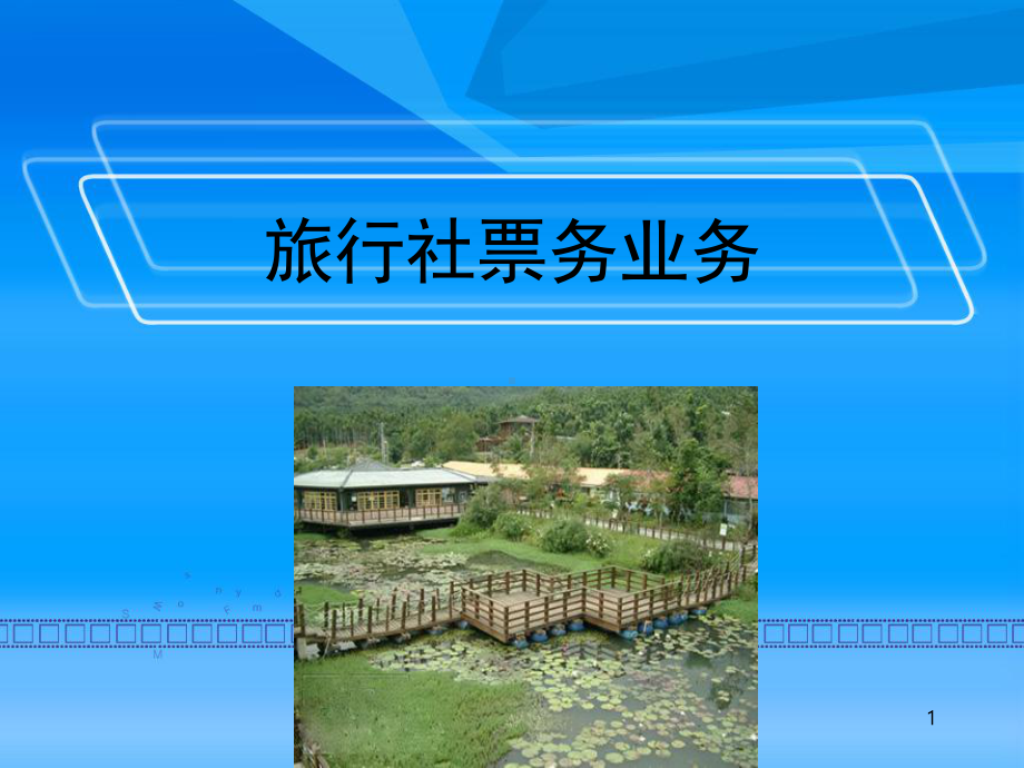 旅行社票务业务ppt课件.ppt_第1页