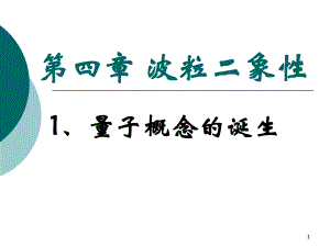 量子概念的诞生PPT课件(同名316).ppt