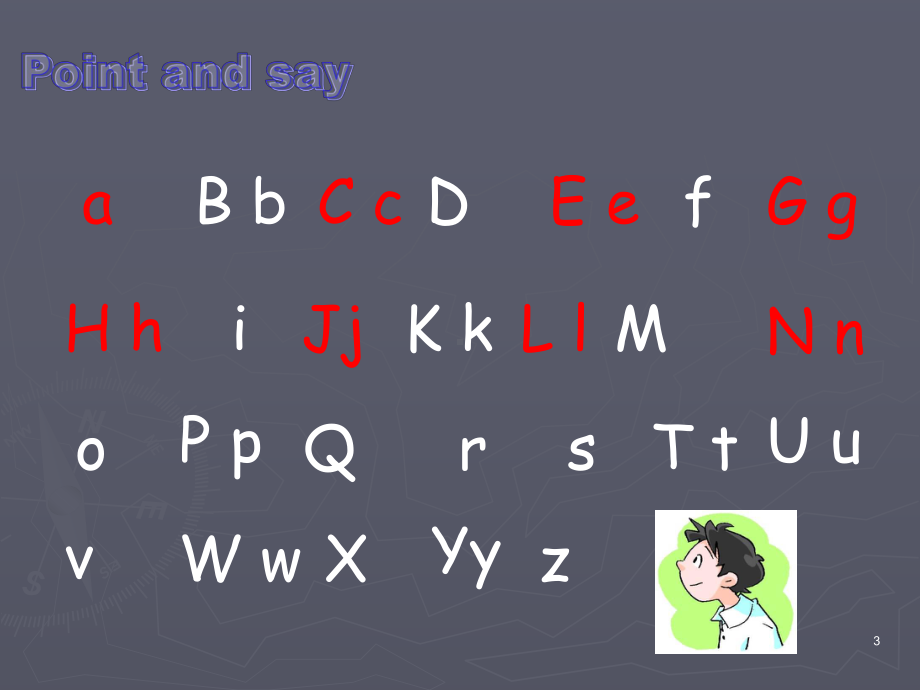 26个英文字母教学-练习ppt课件.ppt_第3页