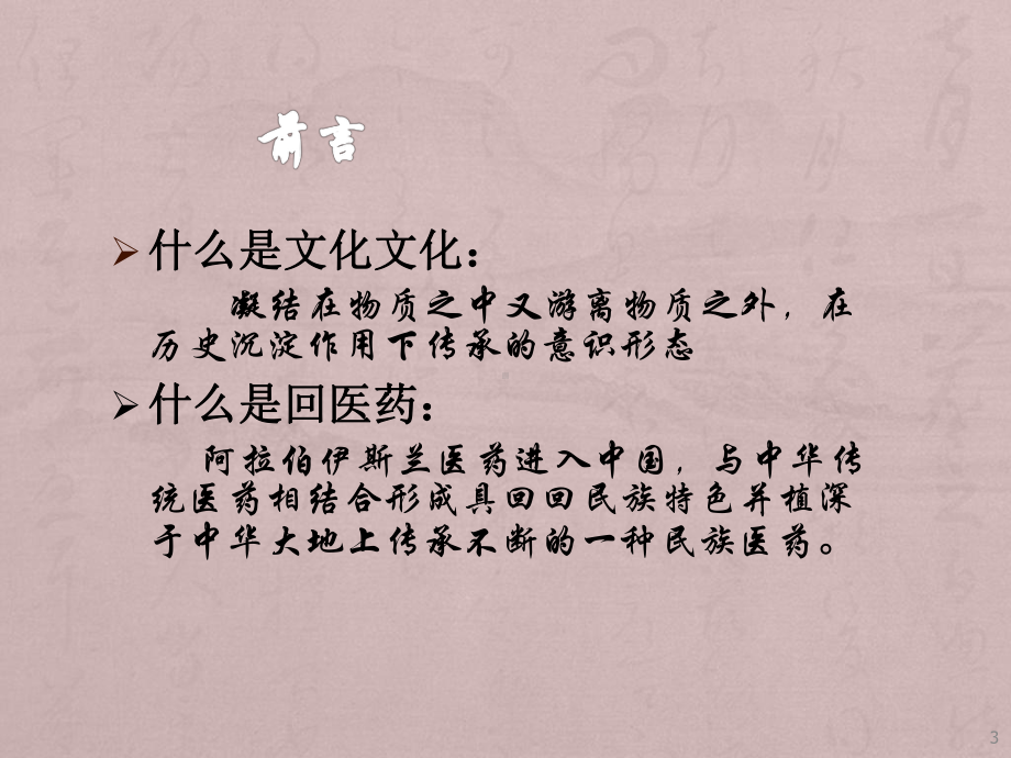 中华回医药文化史ppt课件.ppt_第3页