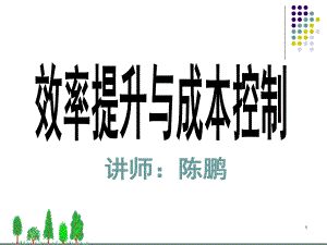 效率提升与成本控制-ppt课件.ppt