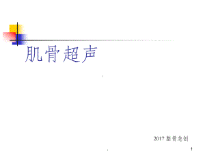 肌骨超声ppt课件.ppt