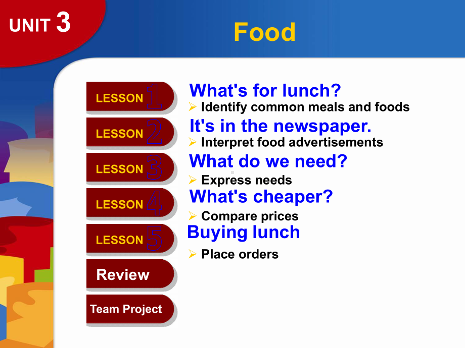 新模式英语-1-unit3-Foodppt课件.ppt（无音视频）_第1页