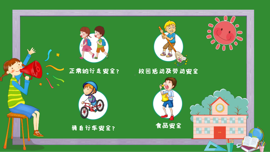 专题资料黑板风小学生安全教育PPT课件.pptx_第2页