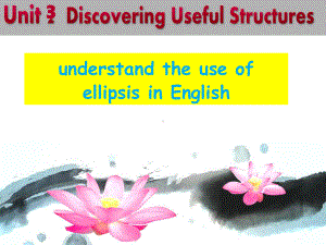 Unit 3 Discovering Useful Structures ppt课件 -（2021新）人教版高中英语必修第三册.pptx