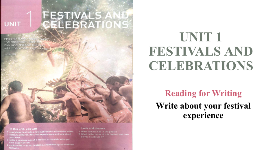 Unit 1 Festivals and Celebrations Reading for Writingppt课件 -（2021新）人教版高中英语必修第三册(1).pptx_第1页