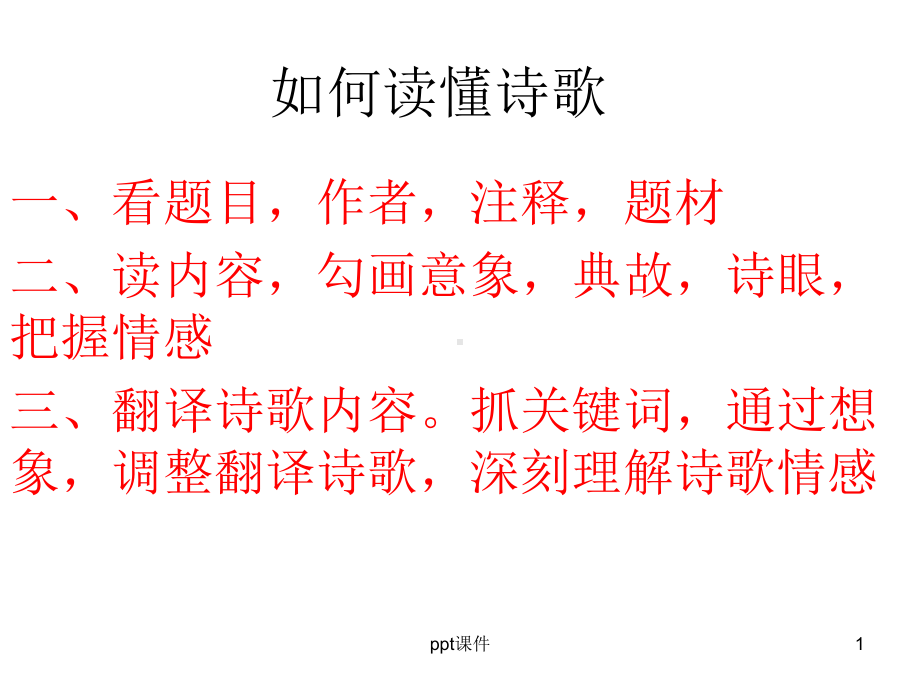 诗歌形象鉴赏-ppt课件.ppt_第1页