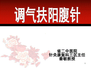 调气扶阳腹针PPT课件.ppt