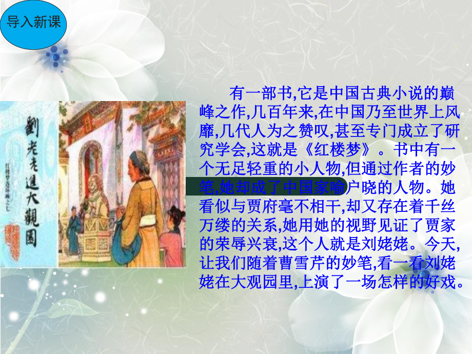 刘姥姥进大观园PPT教学课件.ppt_第2页