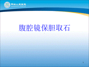 腹腔镜保胆取石PPT课件.ppt