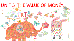 Unit5 THE VALUE OF MONEY 单词 ppt课件-（2021新）人教版高中英语必修第三册.pptx