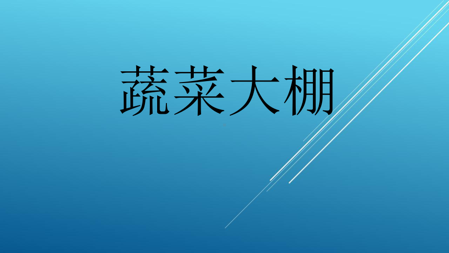 蔬菜大棚课件.ppt_第1页