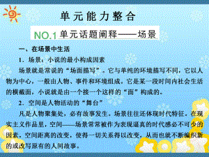 高中语文第2单元整合课件新人教版选修-外国小说欣.ppt