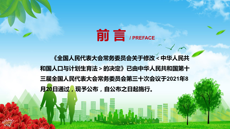 红色党政风完整解读2021年新修订《人口与计划生育法》PPT课件.pptx_第2页