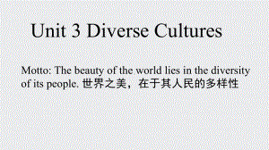 （2021新）人教版高中英语高一必修第三册 Unit 3 Diverse cultures Readingppt课件.pptx