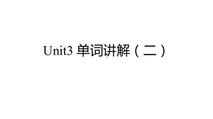 Unit3 Diverse Culture 词汇课 ppt课件（二）（2021新）人教版高中英语必修第三册.pptx