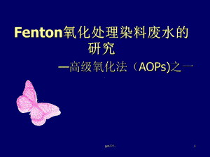 fenton氧化法ppt课件.ppt