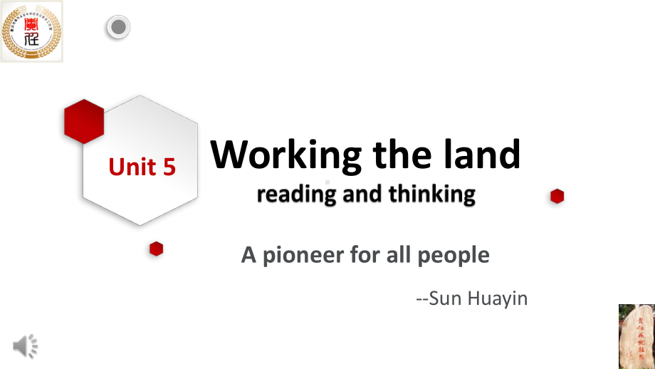 Unit5 Reading and Thinking A pioneer for all people 公开课ppt课件 -(2022新)人教版高中英语选择性必修第一册.pptx_第1页