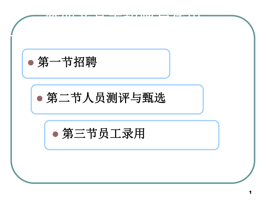 第四章员工招聘PPT课件.ppt_第1页