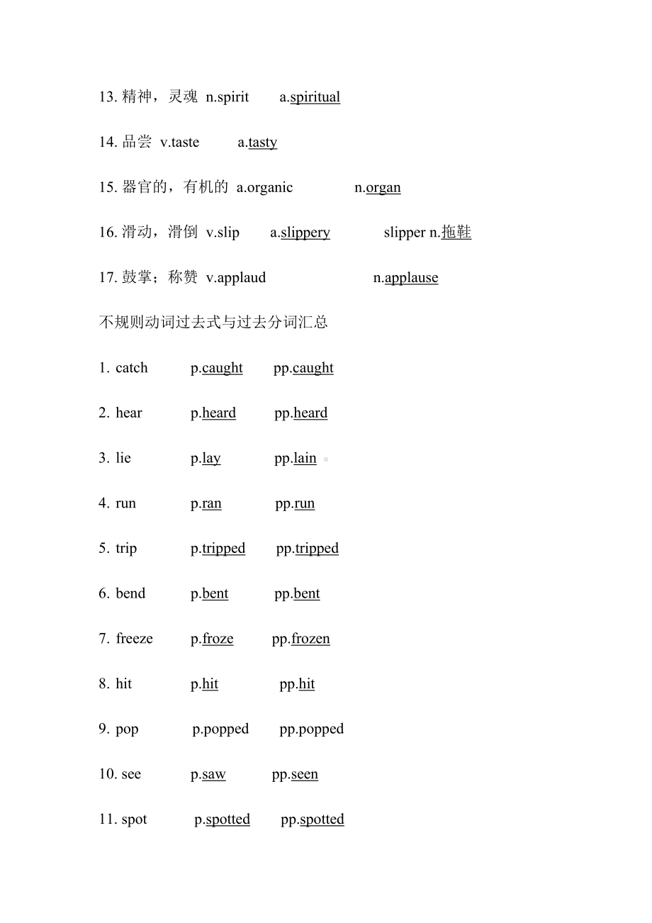 Unit4 词语总结-(2022新)人教版高中英语选择性必修第一册.docx_第2页