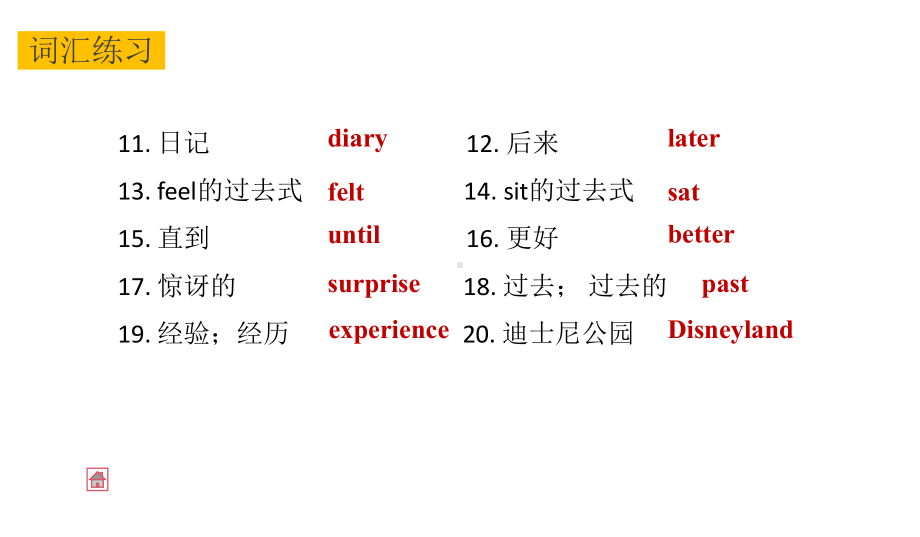 六年级上册英语(习题)课件-Module-4-Past-experiences｜教科版(广州深圳)-(共19张PPT).pptx_第3页