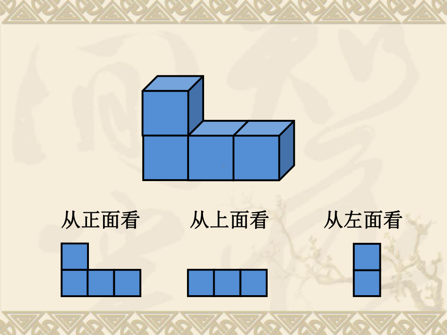 人教版四年级数学下册第二单元观察物体课件.ppt_第3页