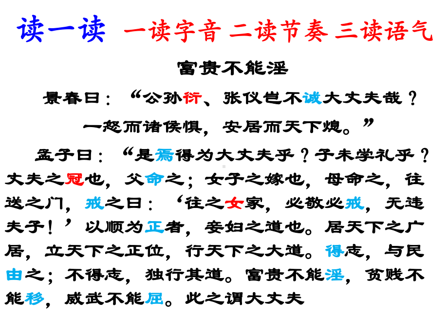 《富贵不能淫》PPT课件(福建省县级优课).ppt_第3页