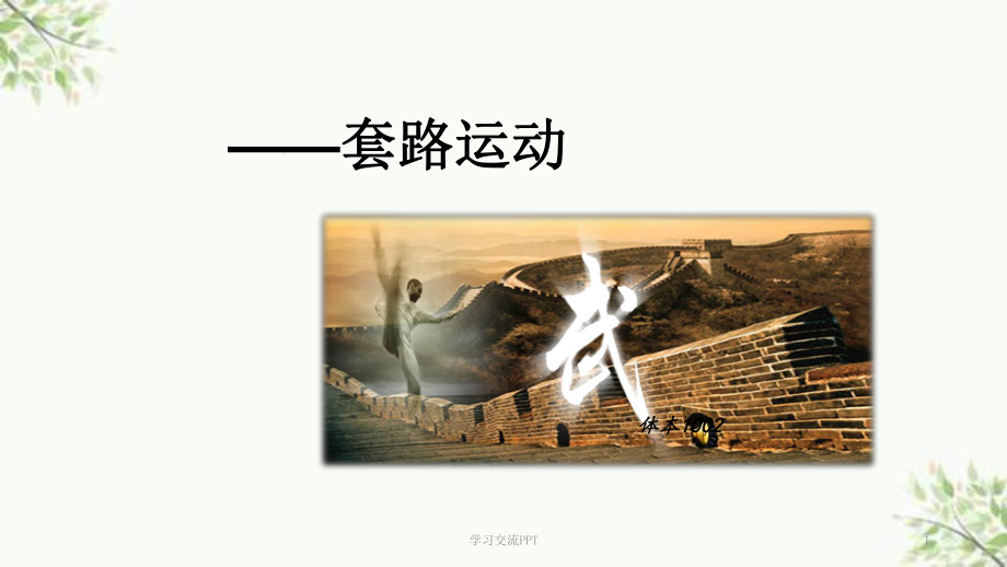 武术套路介绍课件.ppt_第1页