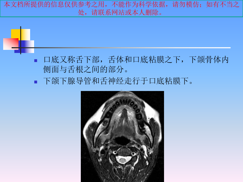 舌口底解剖和病变培训课件.ppt_第2页