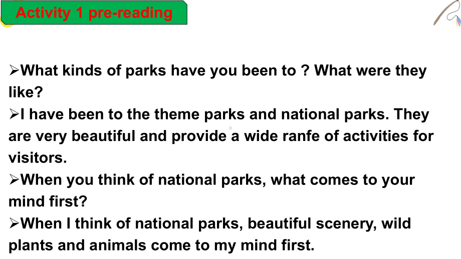 Unit 3 Fascinatng parks Reading and Thinkingppt课件 -(2022新)人教版高中英语选择性必修第一册.pptx_第3页