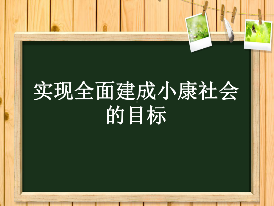 《实现全面建成小康社会的目标》课件概述.ppt_第2页