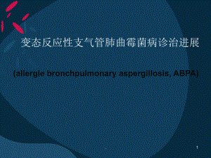 ABPA诊治进展ppt演示课件.ppt