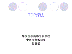 TDP疗法PPT课件.ppt