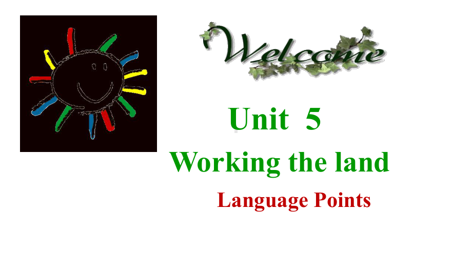 Unit 5 Language points ppt课件-(2022新)人教版高中英语选择性必修第一册.pptx_第1页