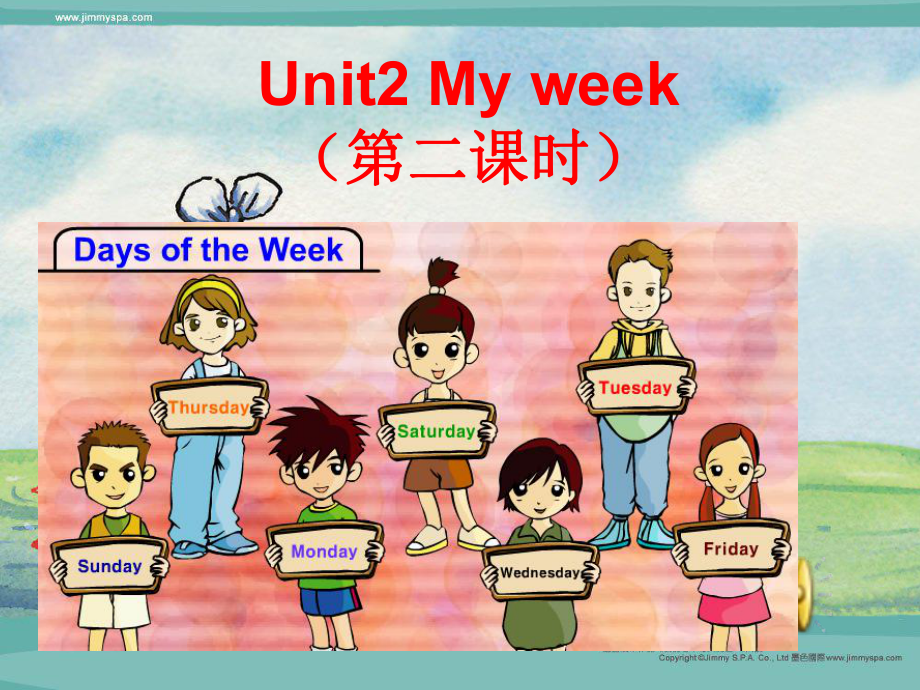 五年级英语上册unit2-my-week-课件.ppt（无音视频）_第1页