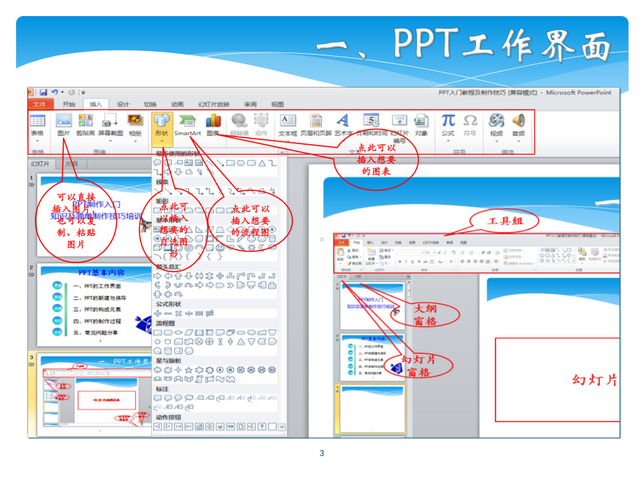 PPT入门教程及制作技巧幻灯片课件.ppt_第3页