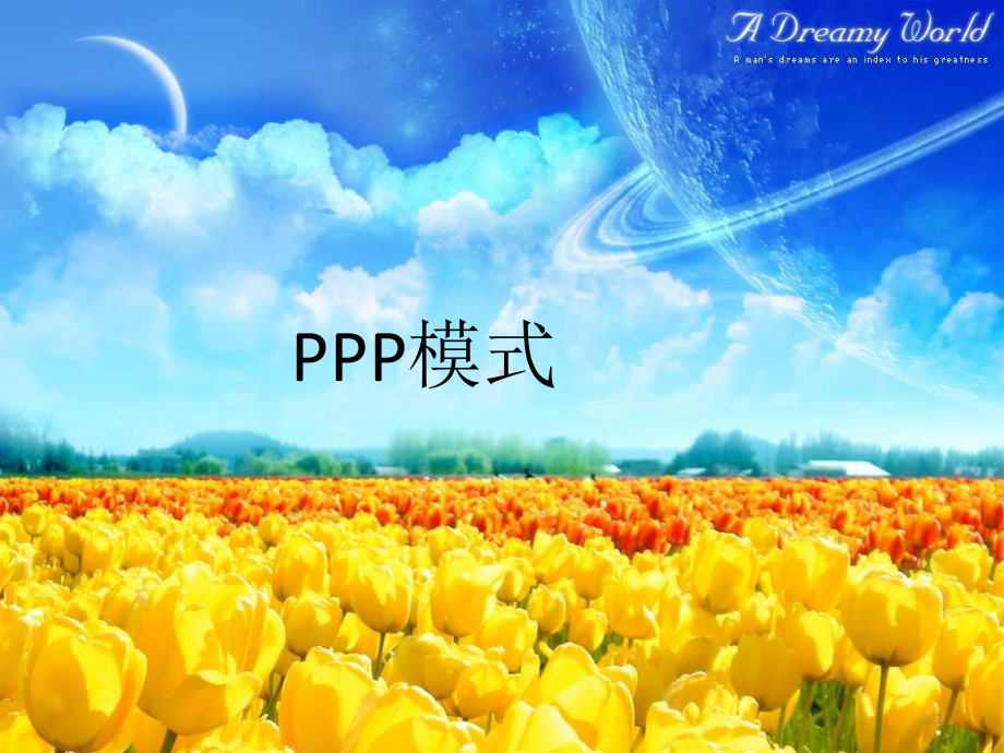 PPP模式PPT课件.ppt_第1页