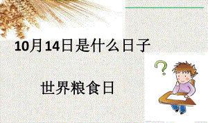 节粮爱粮主题班会课件完整版.ppt